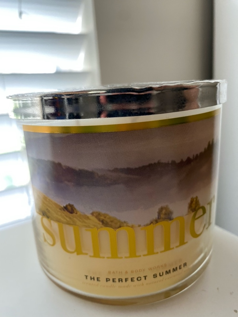 NEW Bath & Body Works Perfect Summer 🌞 3 Wick Candle 14.5 oz Large Suntan Scent